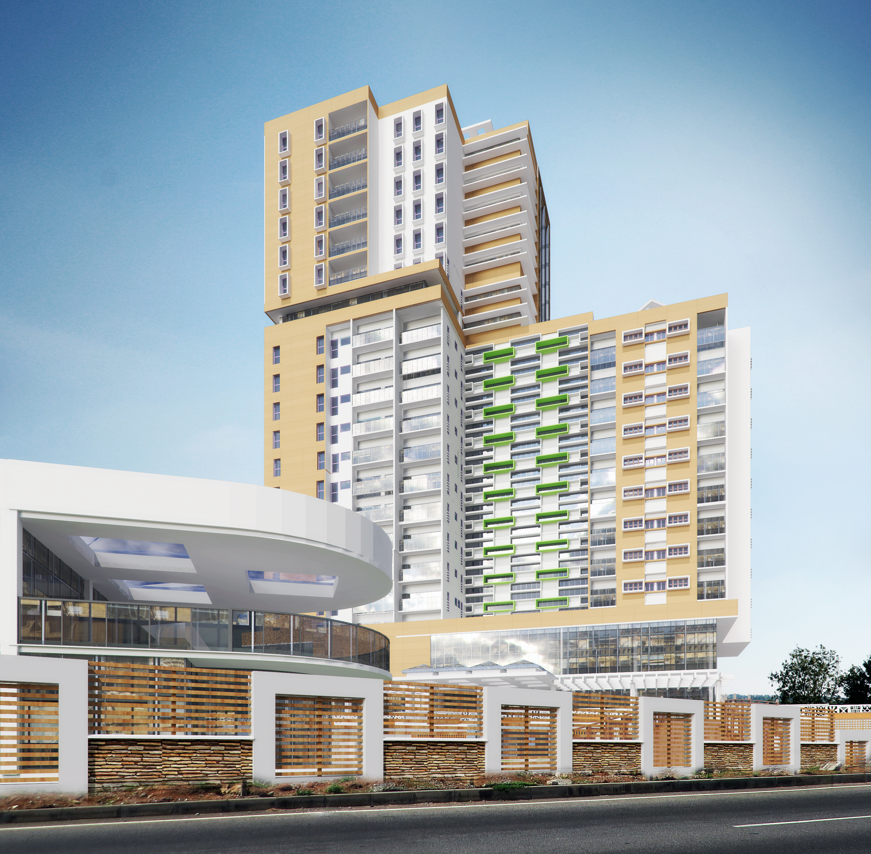 rendering of an apartment building