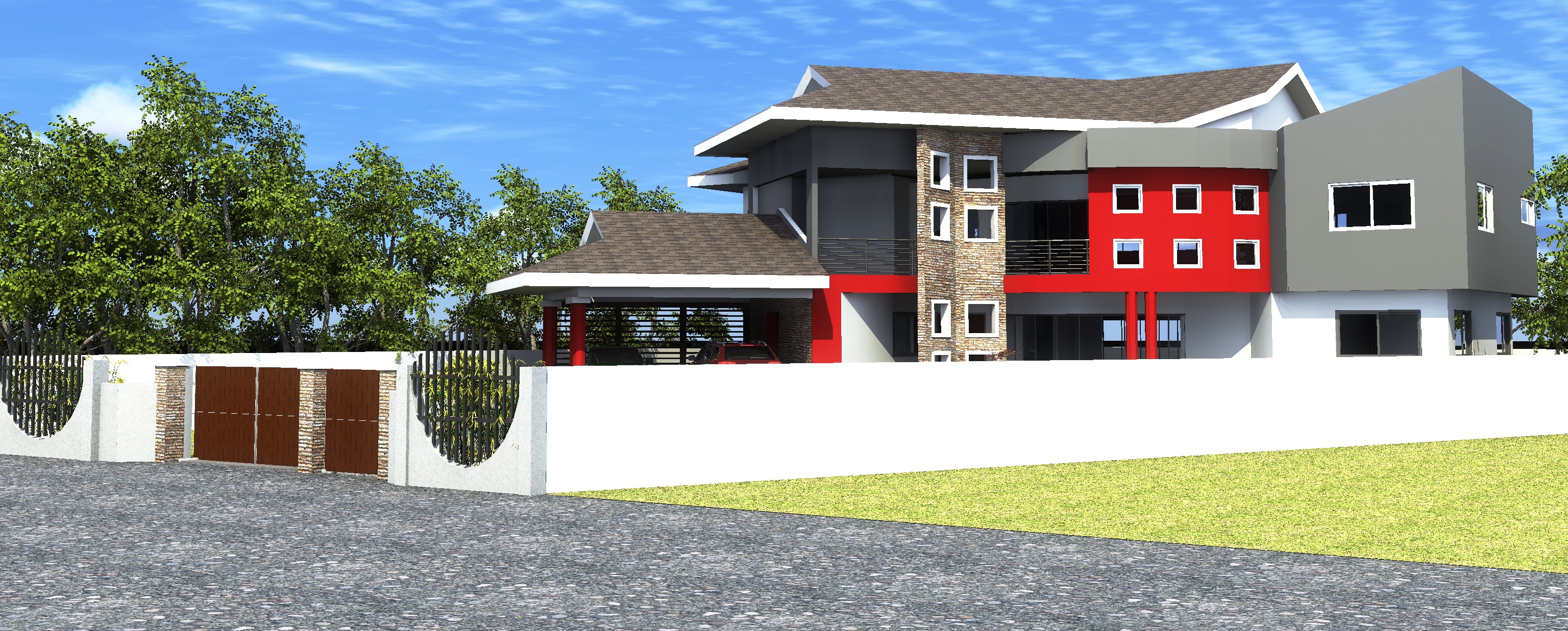 rendering of a residential building