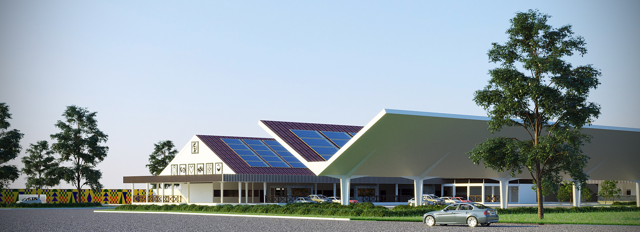 rendering of a transport station